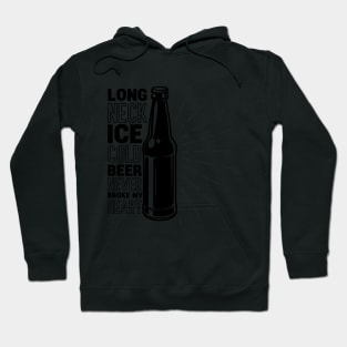 Long Neck Ice Cold Beer Hoodie